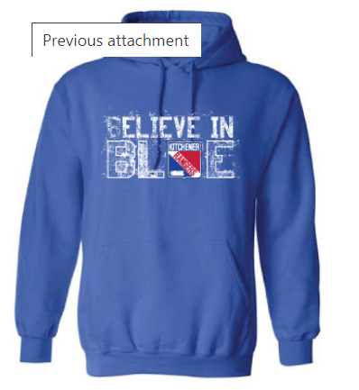 Dubwear Believe in Blue Hoodie